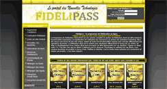 Desktop Screenshot of fidelipass.com